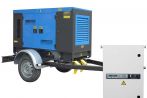 ТСС ЭД-60-Т400-2РКМ11 в шумозащитном кожухе на прицепе с АВР